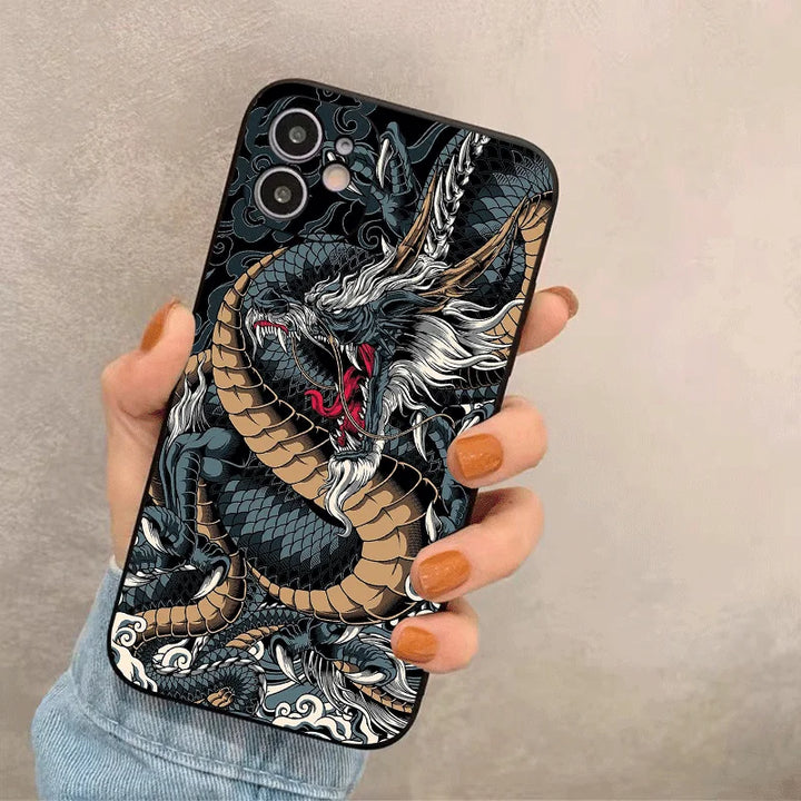 Manga Cool Dragon Mobile Phone Case