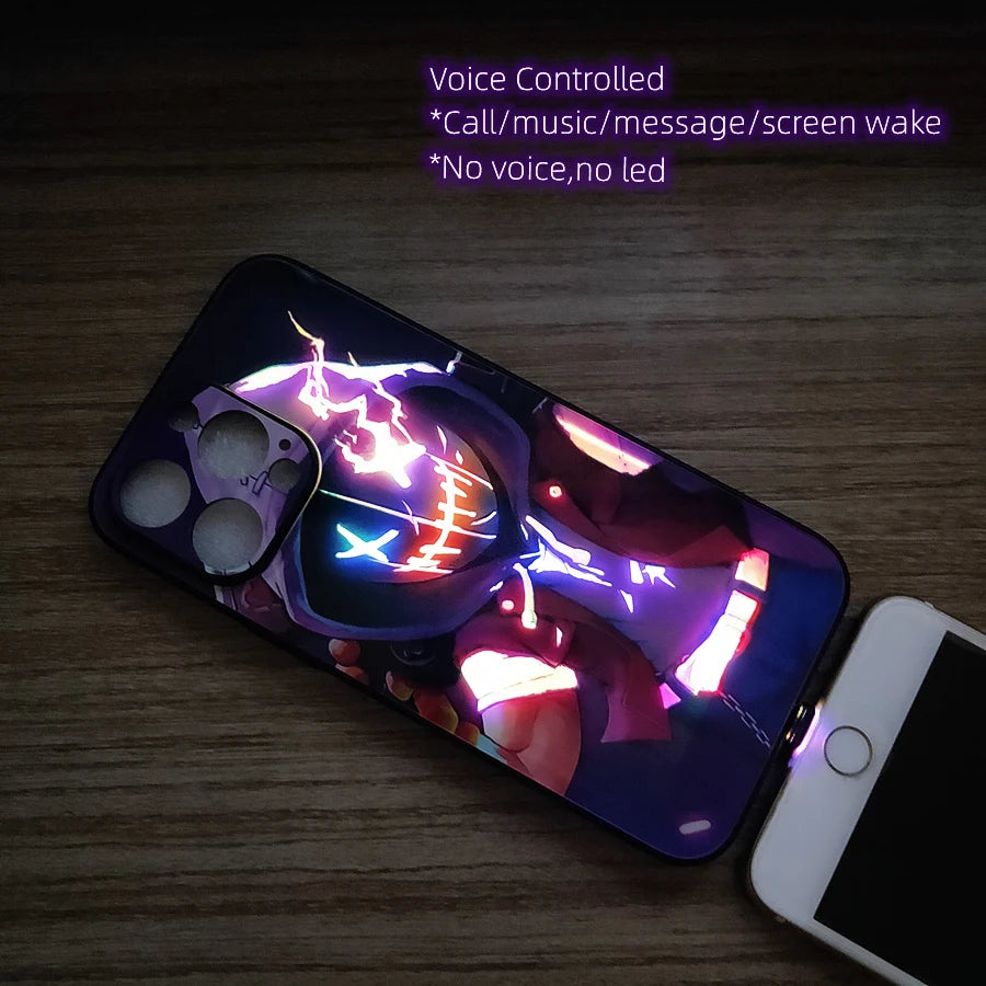 Cool Anime LED Call Flash Phone Case