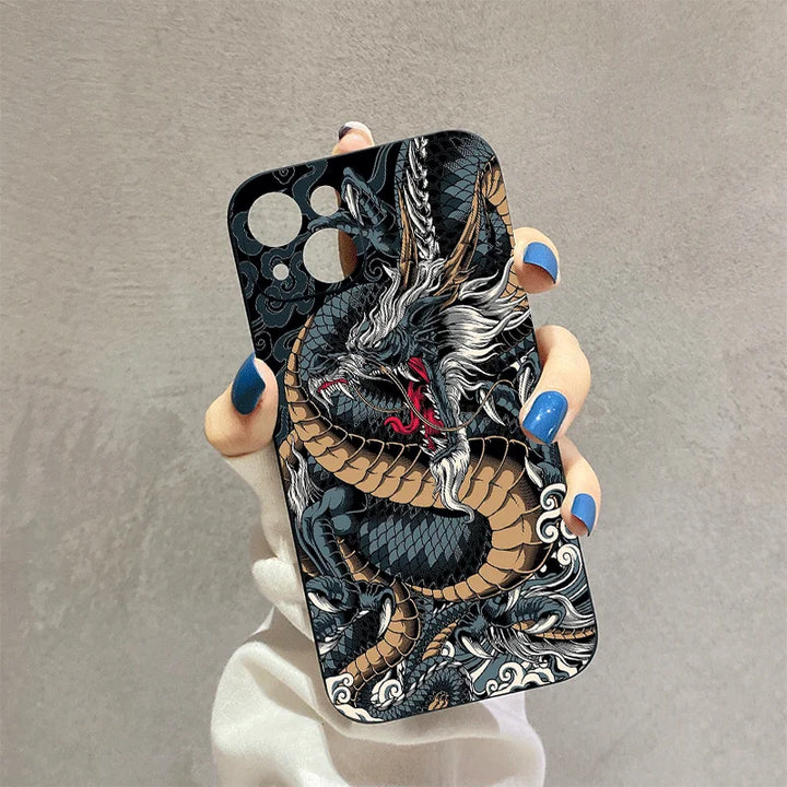 Manga Cool Dragon Mobile Phone Case