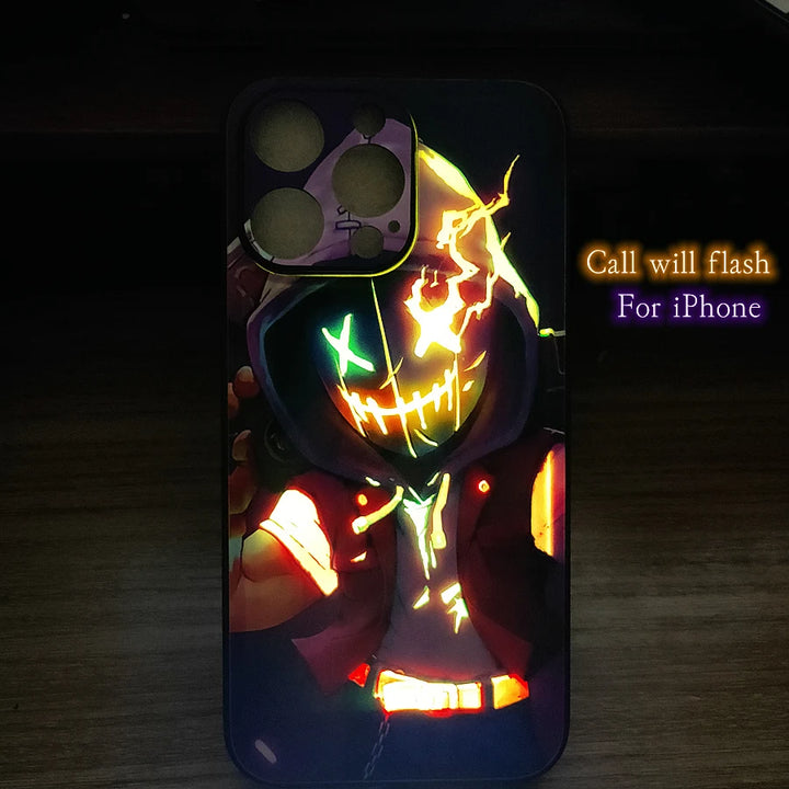 Cool Anime LED Call Flash Phone Case