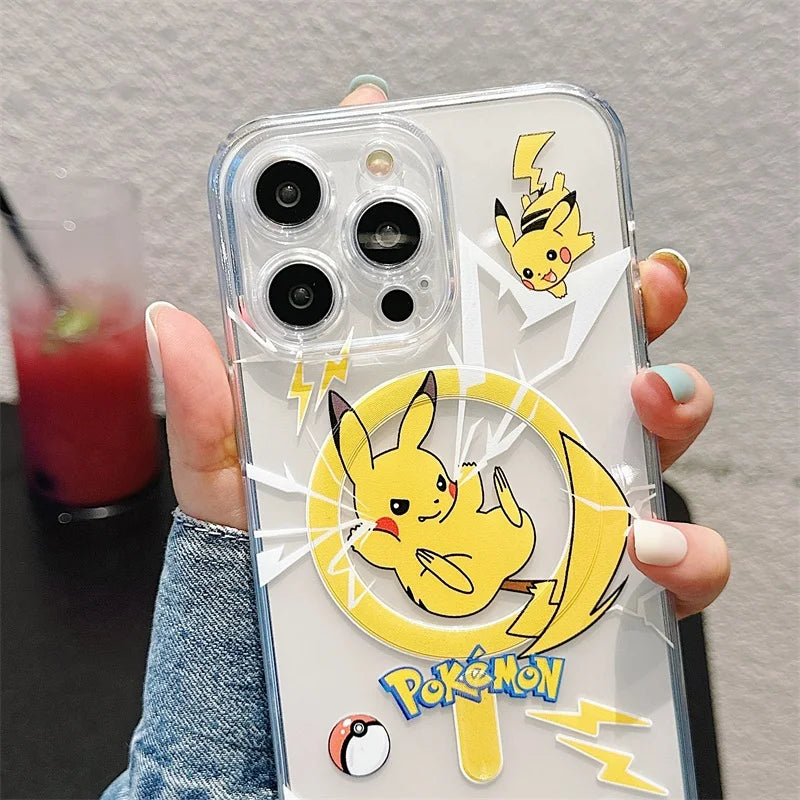 Cute Pikachu For Magsafe Case For iPhone